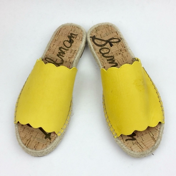Sam Edelman Andy Scalloped Leather Espadri… - Picture 8 of 16